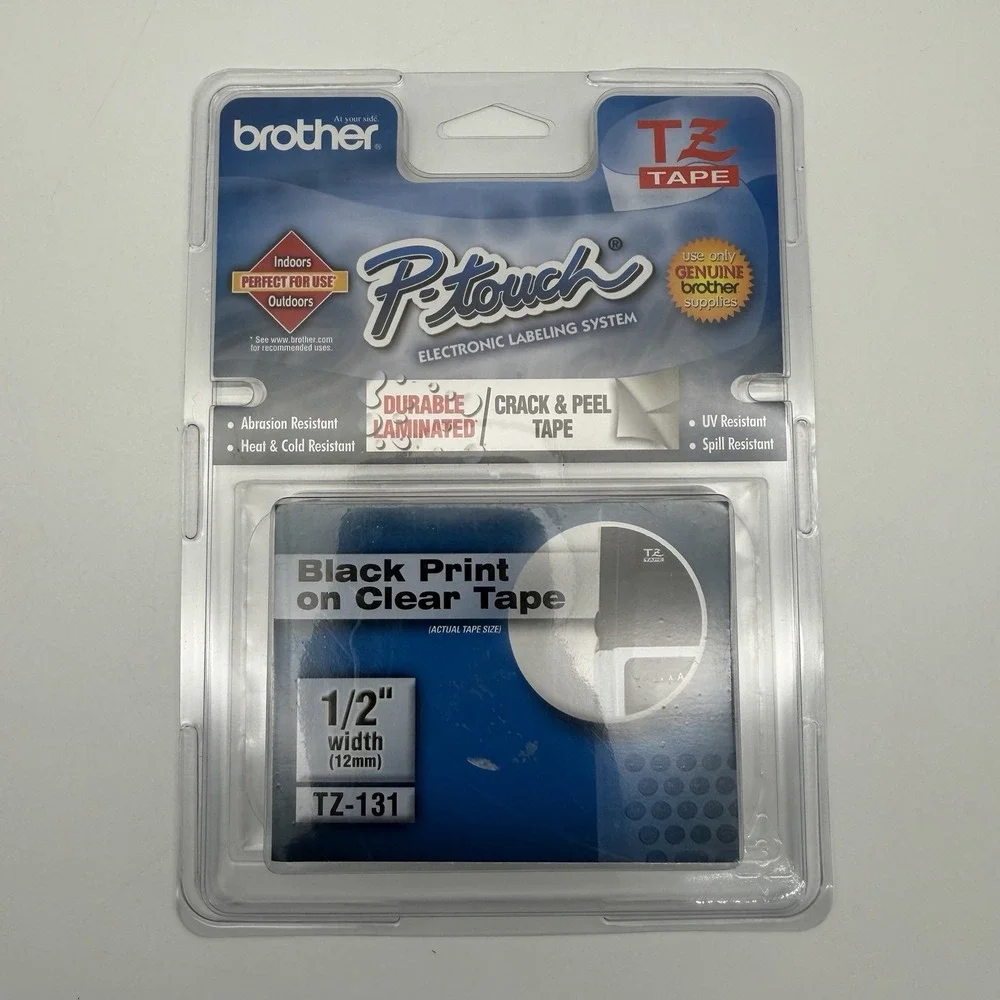 (Lot Of 3) Brother P-Touch Label Maker Tape - TZ131, TZ221, TZ232